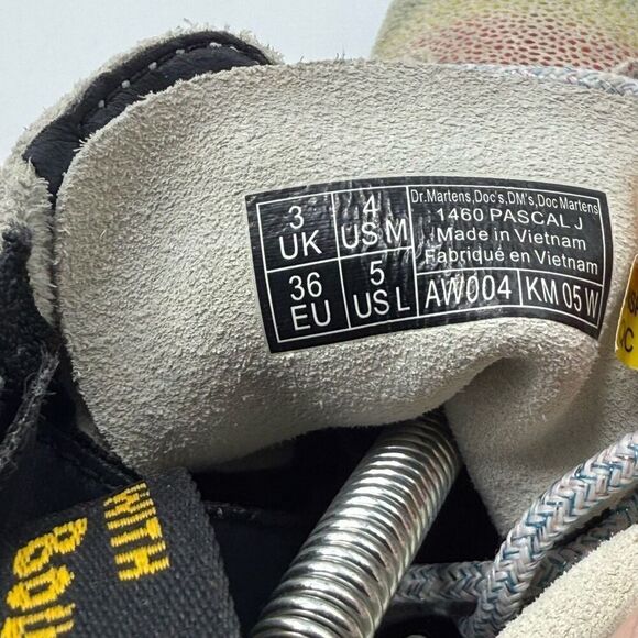 Dr. Martens Pascal 1460 Iridescent Rainbow Leather Boots - Kids US 4 (boys) 5 (g - Picture 10 of 13